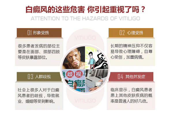 患上白癜风会带来怎样的伤害呢